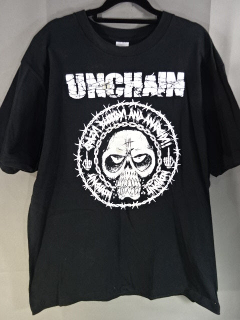 葛西純ユニット UNCHAIN Tシャツ①(ブラック)