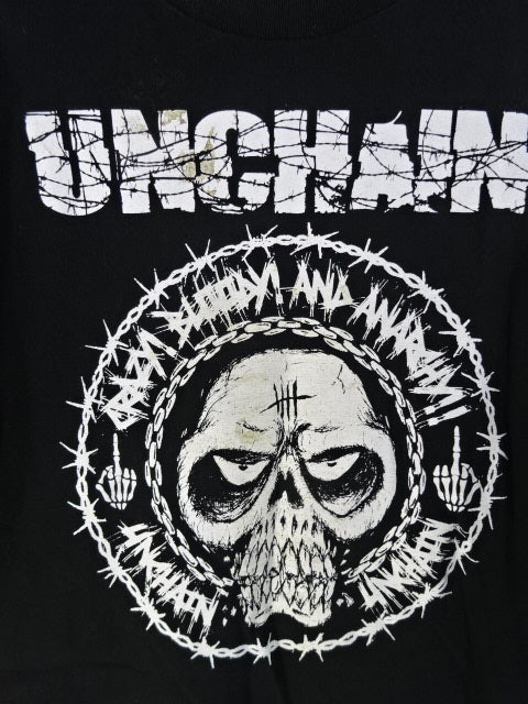 葛西純ユニット UNCHAIN Tシャツ①(ブラック)