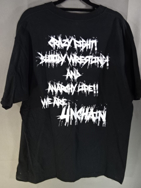 葛西純ユニット UNCHAIN Tシャツ①(ブラック)