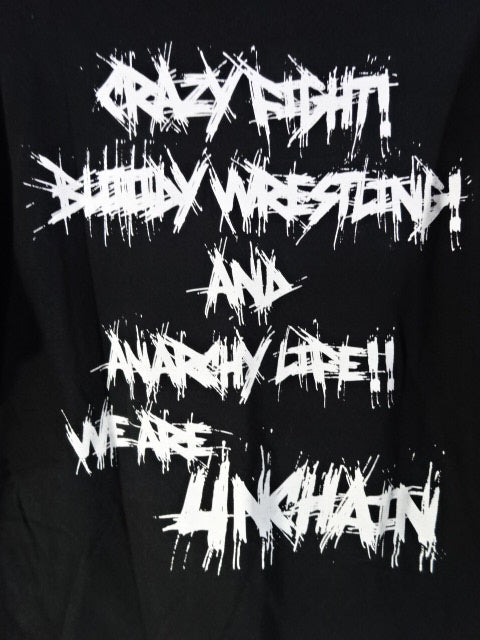 葛西純ユニット UNCHAIN Tシャツ①(ブラック)