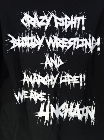 葛西純ユニット UNCHAIN Tシャツ①(ブラック)