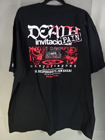 葛西純vsエル・デスペラード IWGP Jr. Heavyweight Championship envy respect TEE Tシャツ