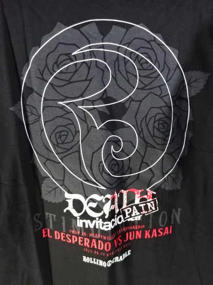 葛西純×エル・デスペラード “DEATH PAIN”invitacional TEE Tシャツ