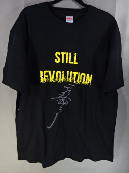 【天龍源一郎 直筆サイン入り】天龍プロジェクト STILL REVOLUTION Tシャ