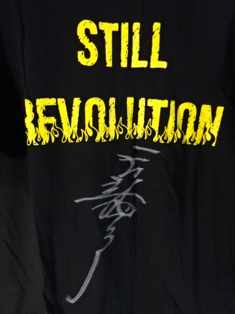 【天龍源一郎 直筆サイン入り】天龍プロジェクト STILL REVOLUTION Tシャ
