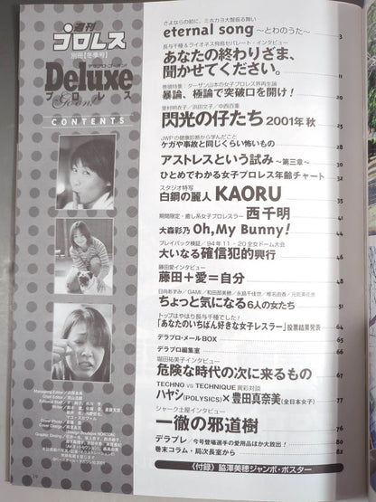Deluxe Pro Wrestling 32 Weekly Pro Wrestling  Separate Volume [Winter Issue]