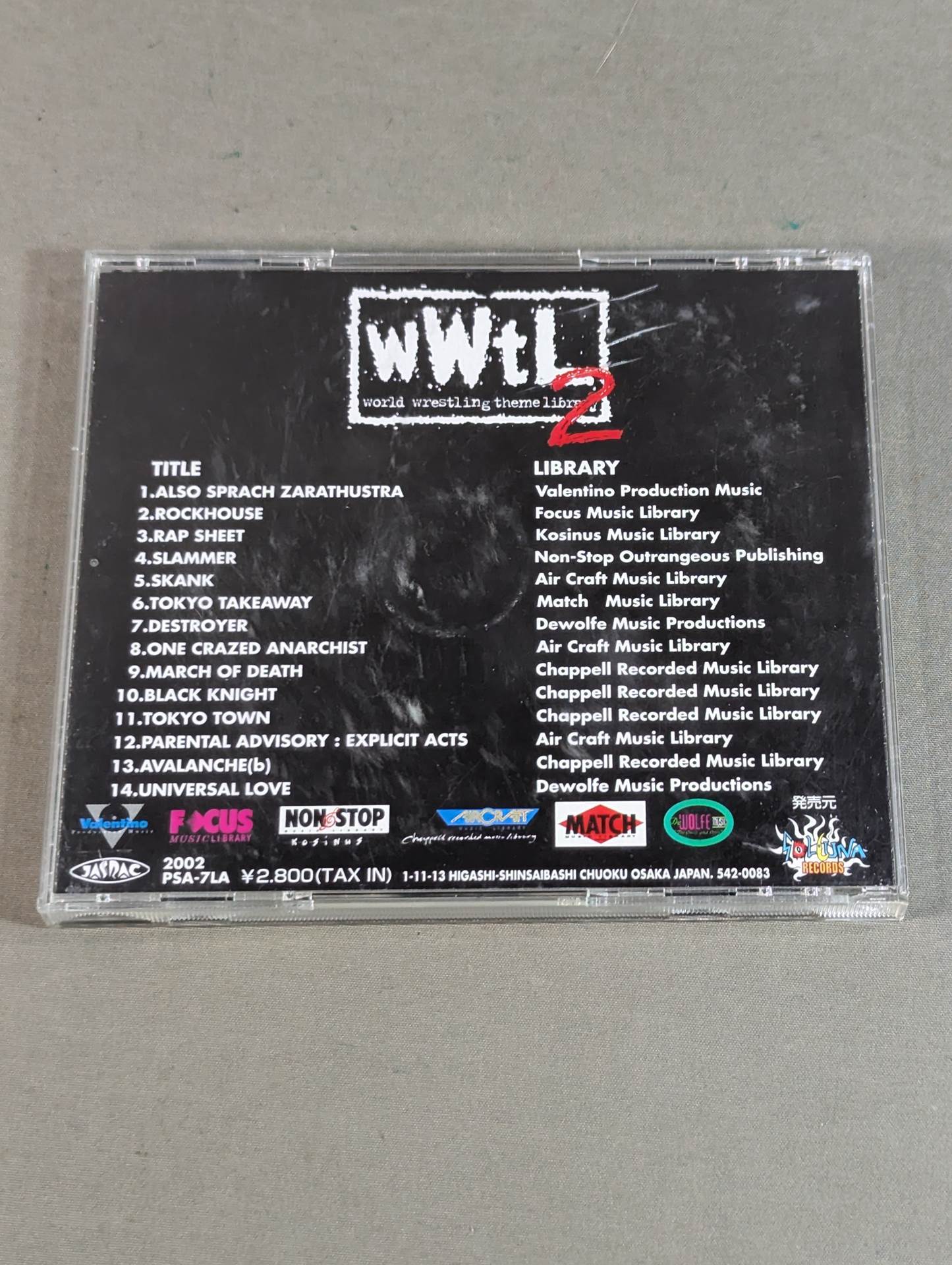 wWtL2 world wrestling theme library 2