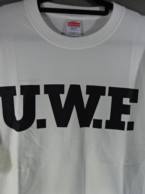 U.W.F. Tシャツ①(復刻版 / ホワイト)