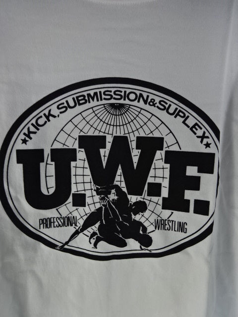 U.W.F.マーク Tシャツ(復刻版 / ホワイト)