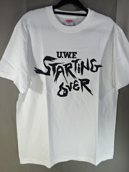 U.W.F. STARTING OVER Tシャツ①(復刻版 / ホワイト)