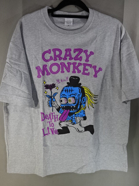 葛西純 DEATH TO LIVE！～生キル！～ Tシャツ①(グレー)