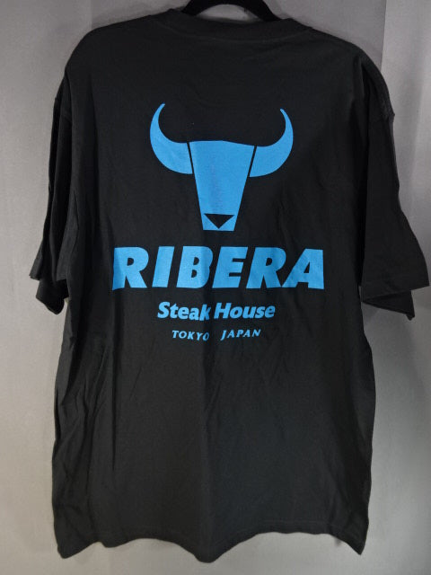 ステーキハウス・リベラ RIBERAMAN Tシャツ①(ダークグレー)