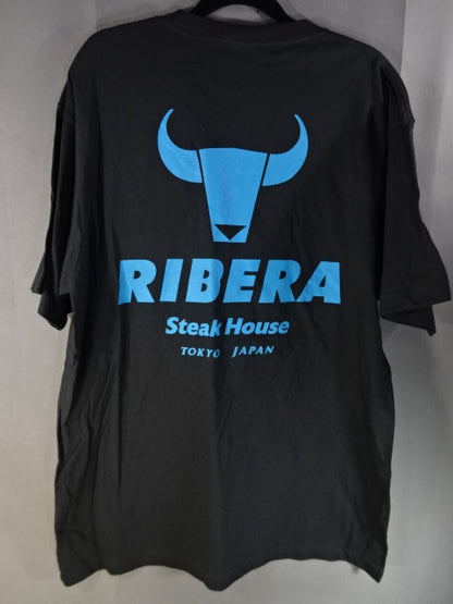 ステーキハウス・リベラ RIBERAMAN Tシャツ①(ダークグレー)
