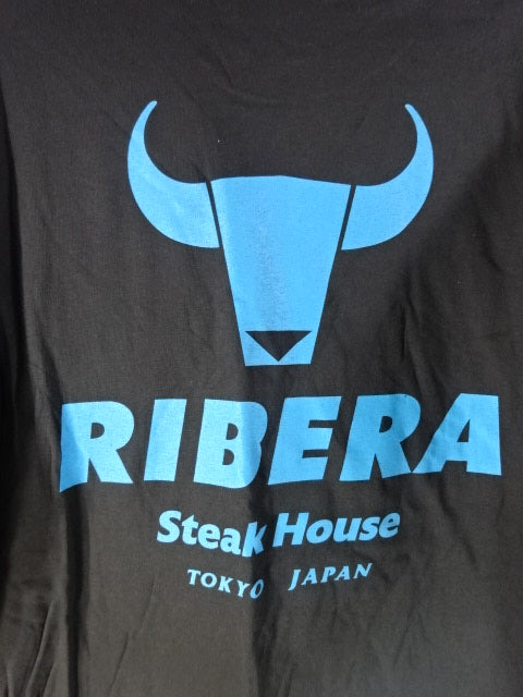ステーキハウス・リベラ RIBERAMAN Tシャツ①(ダークグレー)