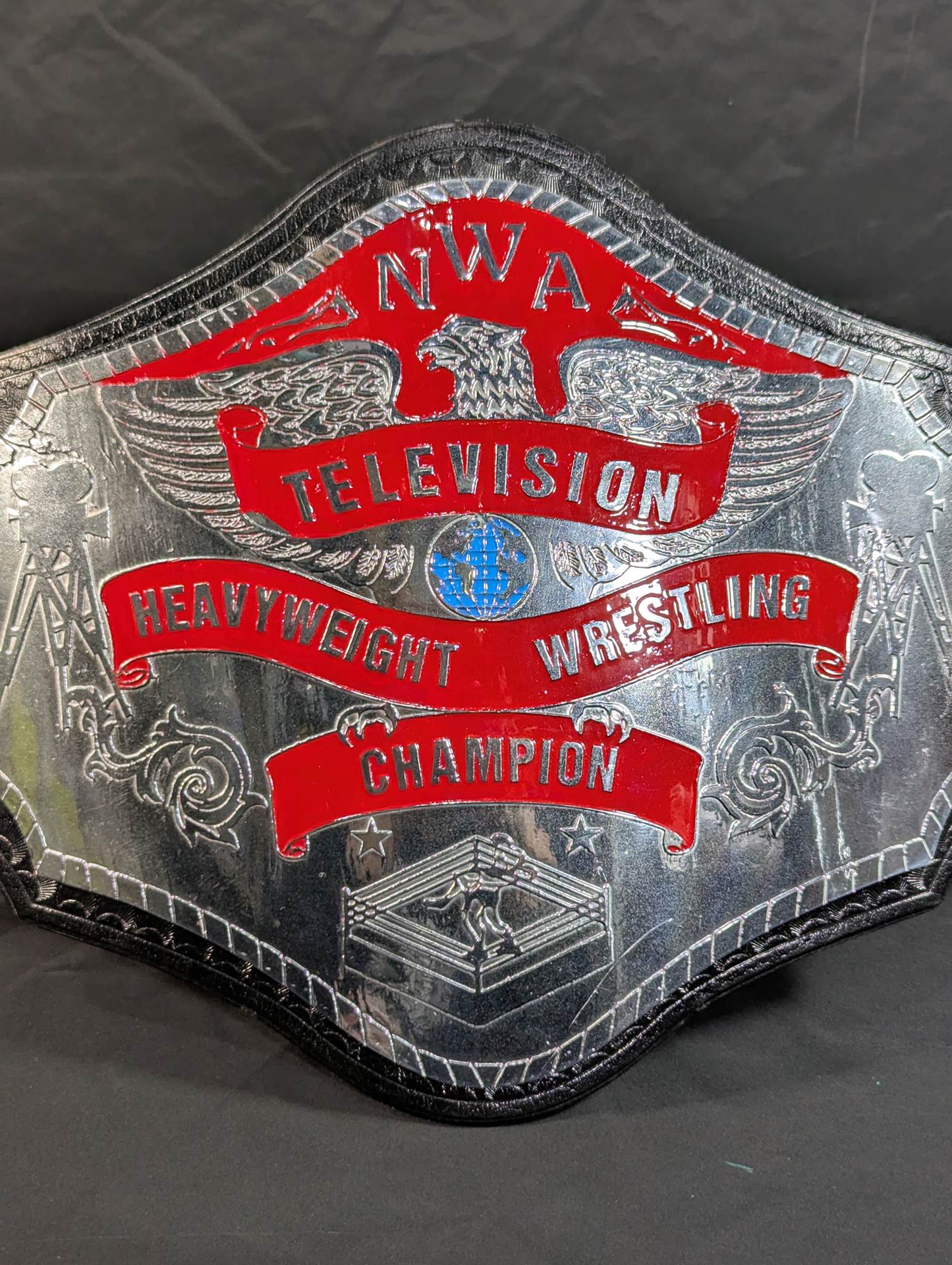 ★ Great Muta hand signed autograph !! ★ NWA World TV Championship Belt