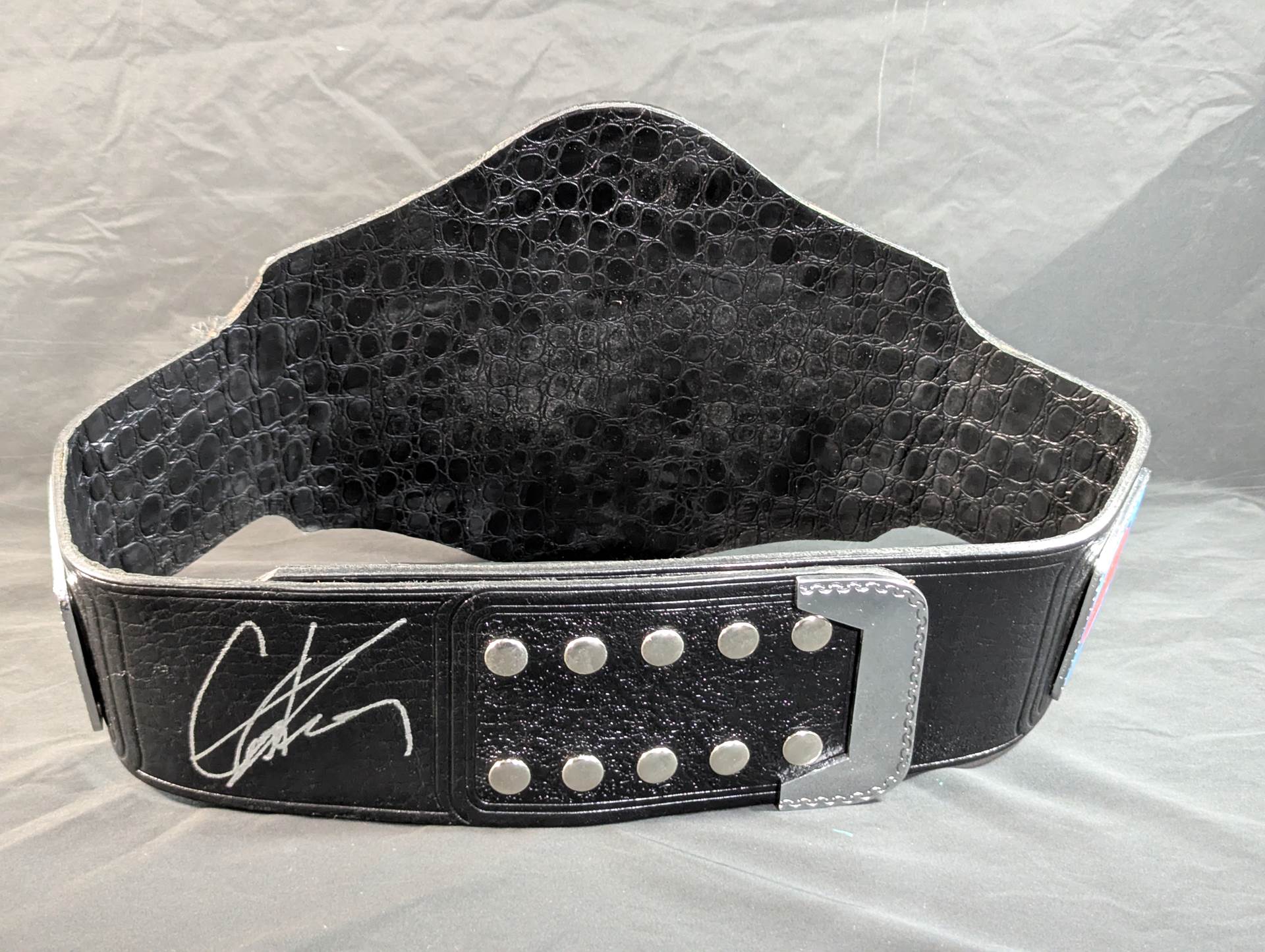 ☆グレート・ムタ直筆サイン入り!!☆ NWA世界TV王座チャンピオンベルト