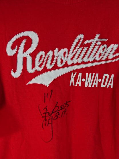 【直筆サイン入り】川田利明 Revolution KA・WA・DA Tシャツ