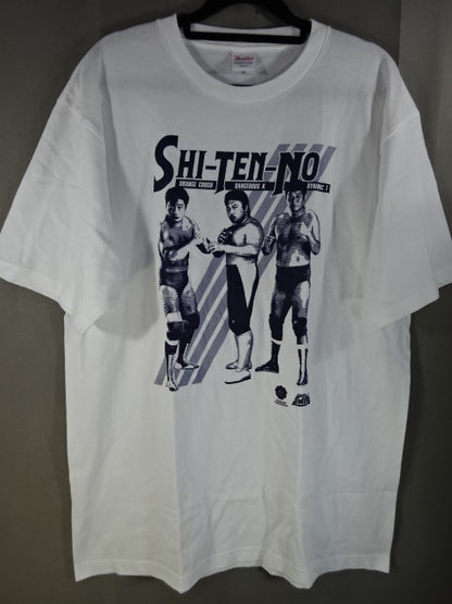 小橋建太＆川田利明＆田上明 栄光の四天王 イベントTシャツ①(ホワイト)