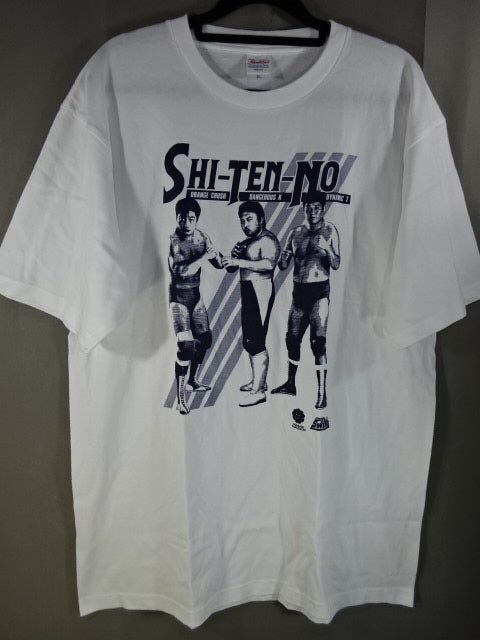 小橋建太＆川田利明＆田上明 栄光の四天王 イベントTシャツ①(ホワイト)