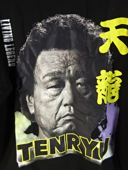 天龍源一郎 TENRYU ピクチャー ロングスリーブTシャツ