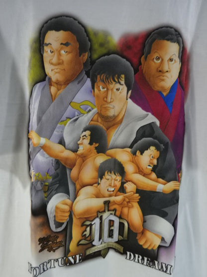 Fortune Dream 10 小橋健太＆天龍源一郎＆藤波辰爾 イラストTシャツ