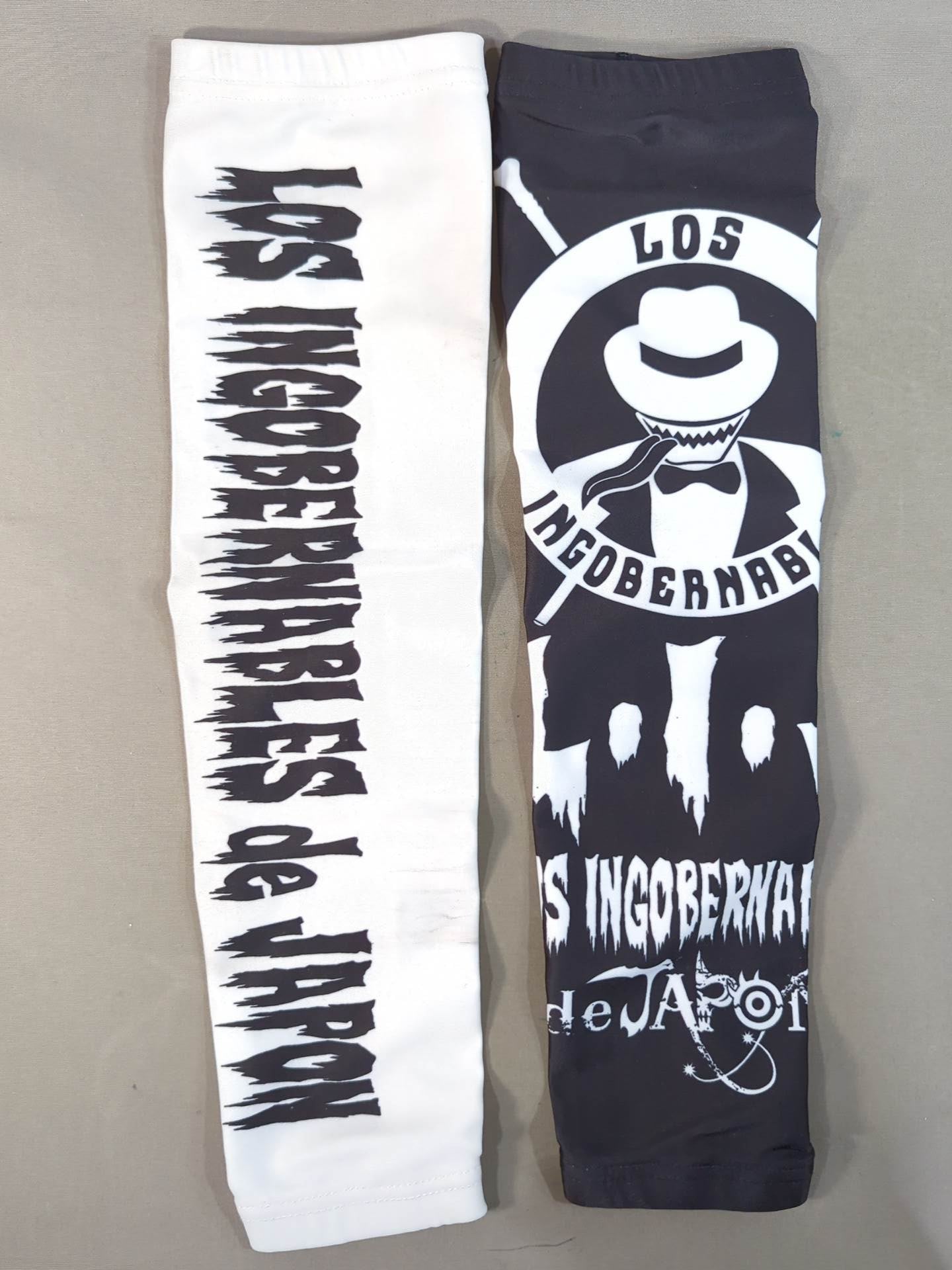 BUSHI アームバンド(2個1セット)(ブラック×ホワイト・ホワイト×ブラック)