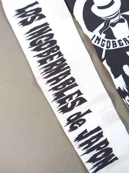 BUSHI アームバンド(2個1セット)(ブラック×ホワイト・ホワイト×ブラック)