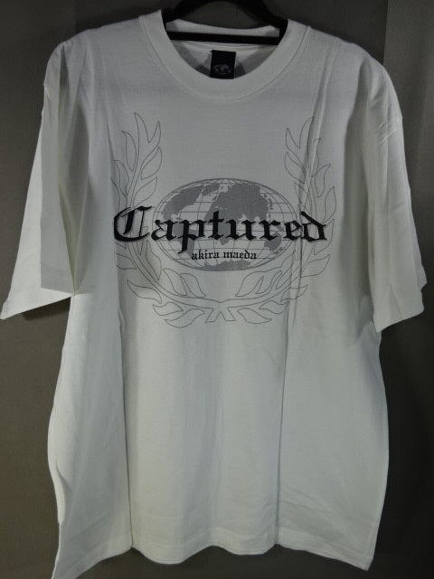 【3選手直筆サイン入り】前田日明 Captured Tシャツ①(ホワイト)