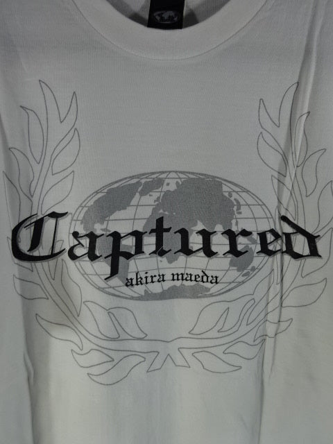 【3選手直筆サイン入り】前田日明 Captured Tシャツ①(ホワイト)