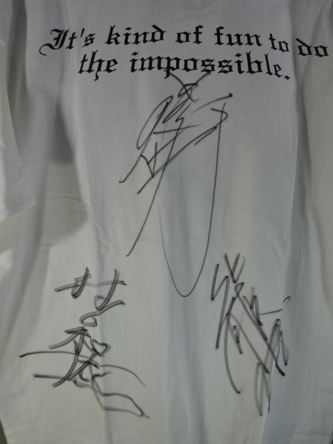 【3選手直筆サイン入り】前田日明 Captured Tシャツ①(ホワイト)