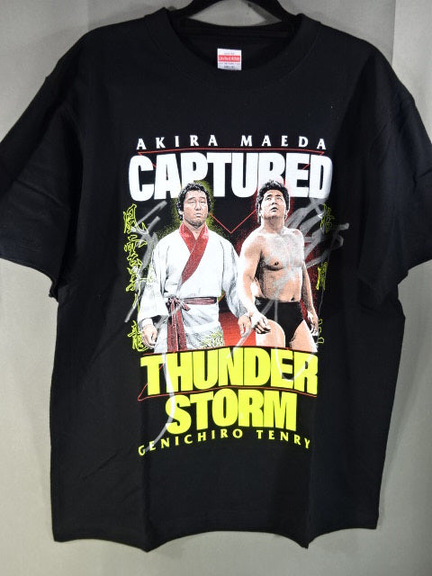 【直筆Wサイン入り】前田日明×天龍源一郎 コラボTシャツ