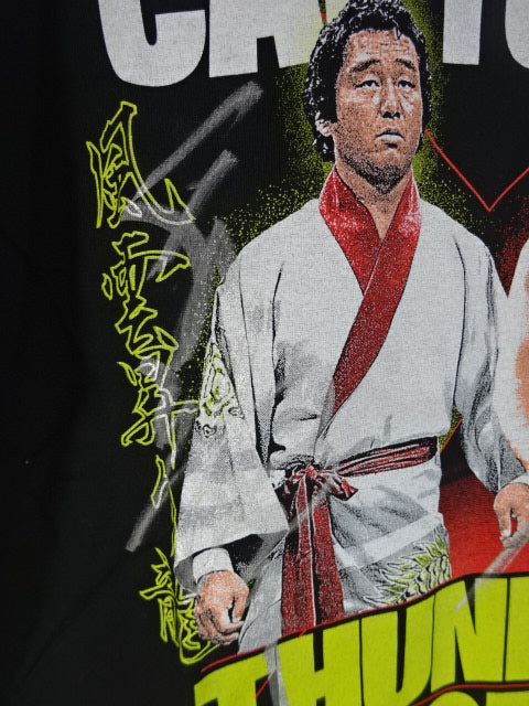 【直筆Wサイン入り】前田日明×天龍源一郎 コラボTシャツ