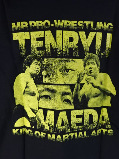 【直筆Wサイン入り】前田日明×天龍源一郎 コラボTシャツ