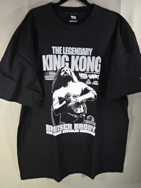 ブルーザー・ブロディ レジェンダリー・キングコング(ブラック) Tシャツ