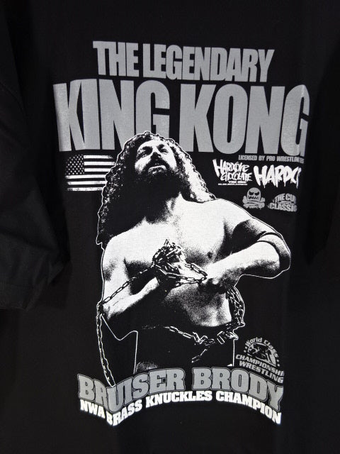ブルーザー・ブロディ レジェンダリー・キングコング(ブラック) Tシャツ
