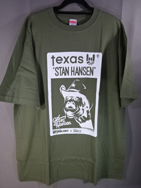 スタンハンセン×COUNTt2.9 Tシャツ①(カーキ)