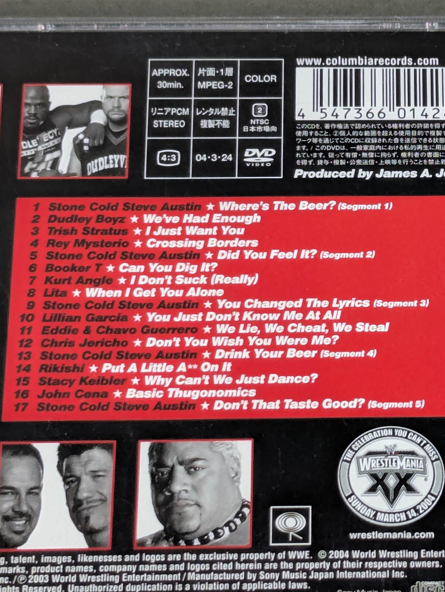 WWE ORIGINALS (Import Disc)