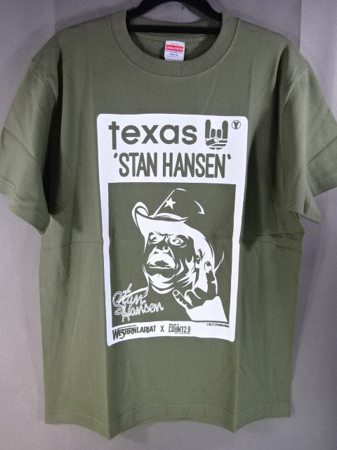 スタンハンセン×COUNTt2.9 Tシャツ①(カーキ)