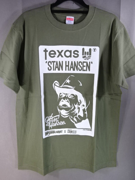 スタンハンセン×COUNTt2.9 Tシャツ①(カーキ)