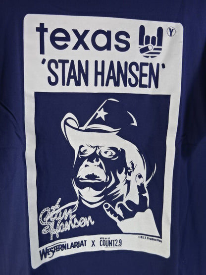スタンハンセン×COUNTt2.9 Tシャツ②(ネイビー)