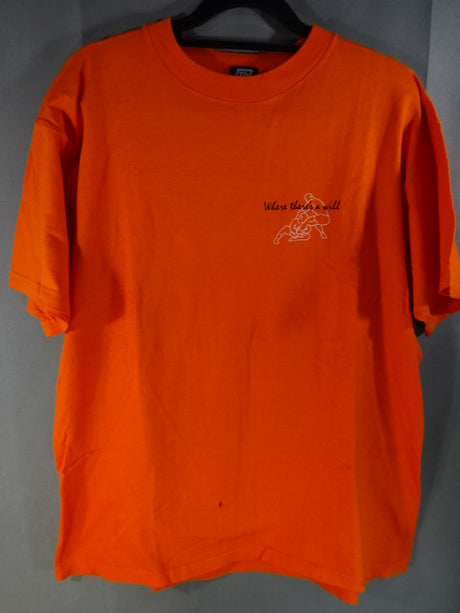 桜庭和志 Where there’s a will Tシャツ④(オレンジ)