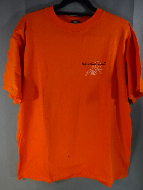 桜庭和志 Where there’s a will Tシャツ④(オレンジ)