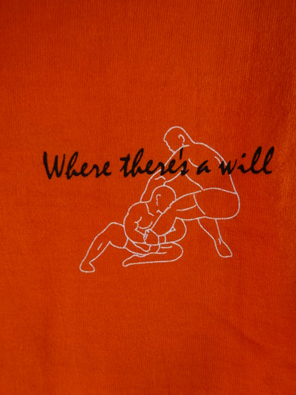 桜庭和志 Where there’s a will Tシャツ④(オレンジ)