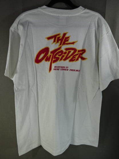 【直筆サイン入り】前田日明 THE OUTSIDER Tシャツ②(ホワイト)