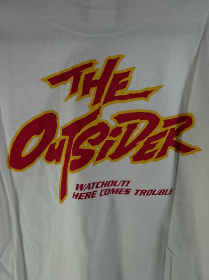 【直筆サイン入り】前田日明 THE OUTSIDER Tシャツ②(ホワイト)