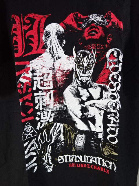 葛西純×エル・デスペラード THE MOST DANGEROUS STIMULATIO Tシャツ