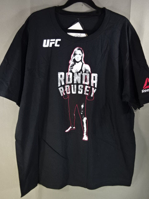 ロンダ・ラウジー ピクチャーTシャツ①(UFC / ブラック)