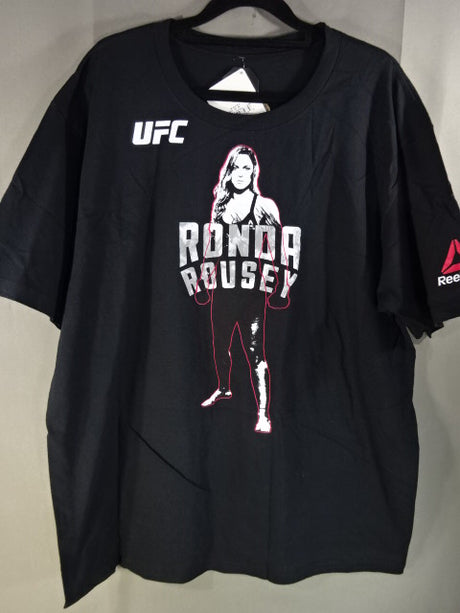 ロンダ・ラウジー ピクチャーTシャツ①(UFC / ブラック)
