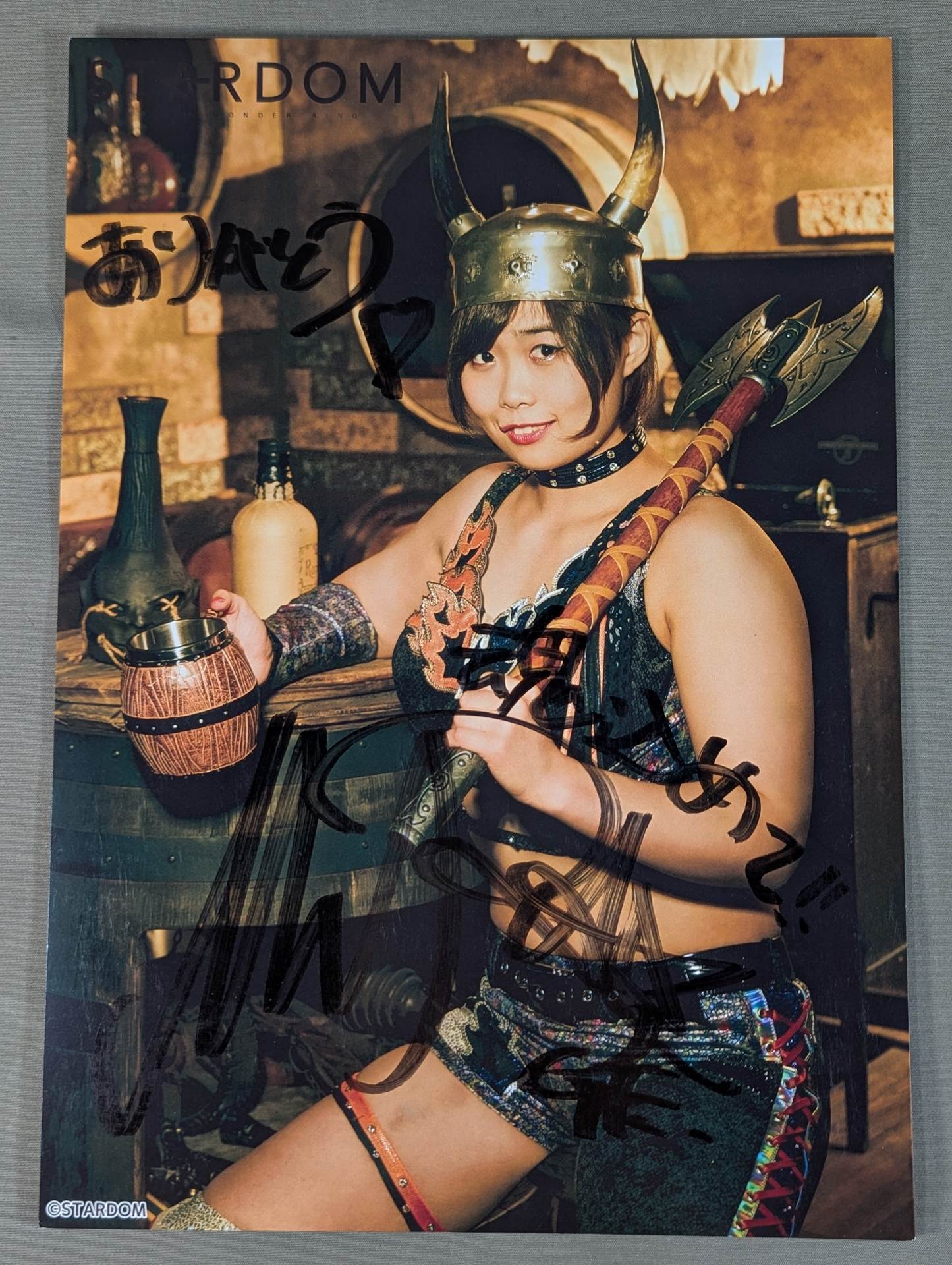 MIRAI hand signed autograph  stardom Pro-Photo (C-1)