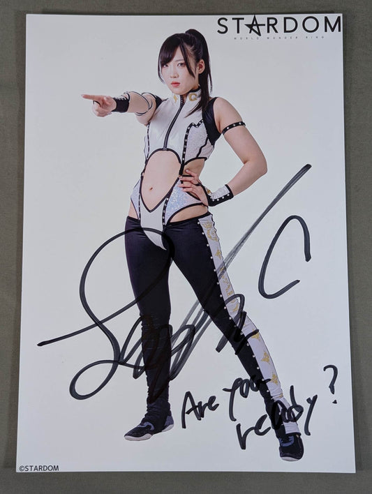 レディ・C 直筆サイン入り スターダムポートレート(E-7)